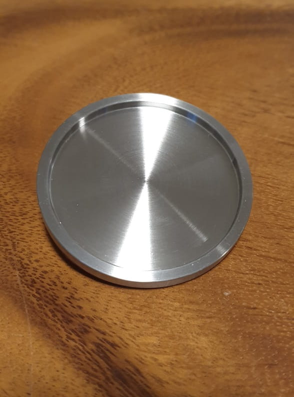 Edelstahl Klebegriff